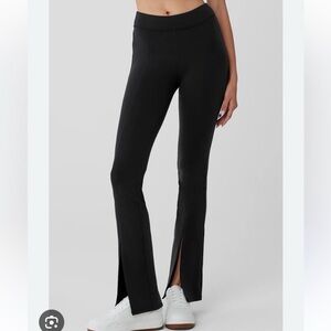 ALO Airbrush High Waist Flare Bootcut Legging Black XS